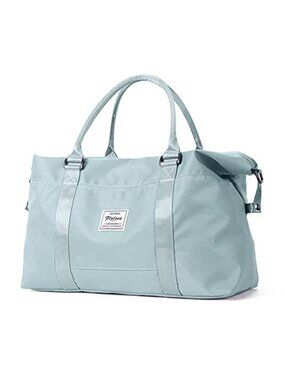 Weekender Travel Duffel Bag Women Carry On Overnight Gym Bag Waterproof 30L